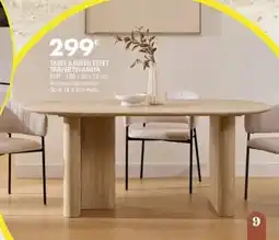 La Foir'Fouille Table à diner effet travertin anaya offre