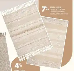 La Foir'Fouille Tapis sable offre