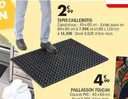 La Foir'Fouille Tapis caillebotis offre