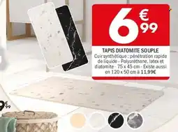 La Foir'Fouille Tapis diatomite souple offre