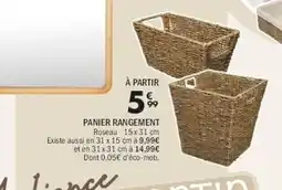 La Foir'Fouille Panier rangement offre