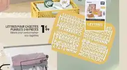 La Foir'Fouille Lettres pour cagettes pliables 148 pieces offre