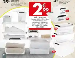 La Foir'Fouille Boîte clip offre