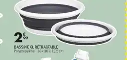 La Foir'Fouille Bassine rétractable offre