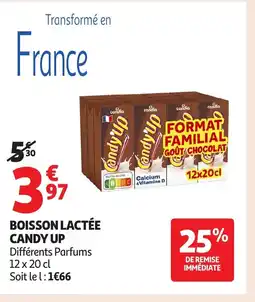Auchan CANDY UP Boisson lactée offre