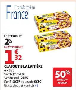 Auchan LA LAITIÈRE Clafoutis offre