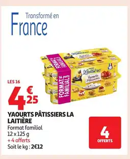Auchan LA LAITIÈRE Yaourts pâtissiers offre