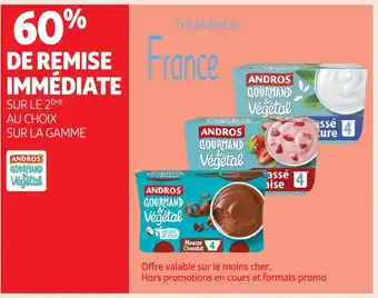 Auchan ANDROS Gourmand végétal offre