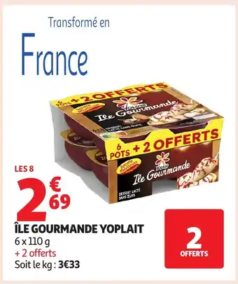 Auchan YOPLAIT Île gourmande offre