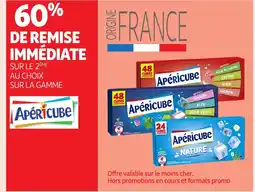Auchan APÉRICUBE Sur la gamme offre