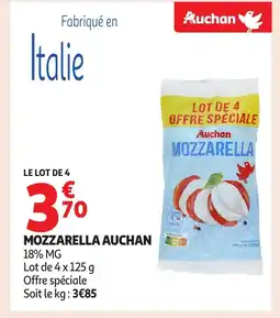 Auchan AUCHAN Mozzarella offre