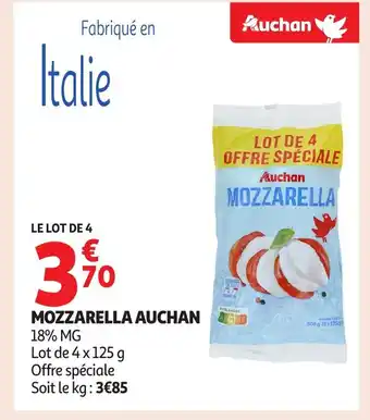Auchan AUCHAN Mozzarella offre