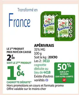 Auchan APÉRIVRAIS offre