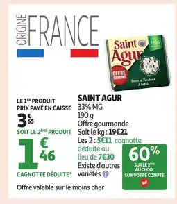 Auchan SAINT AGUR offre