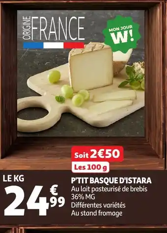 Auchan P'tit basque d'istara offre