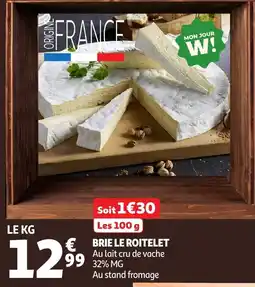 Auchan Brie le roitelet offre