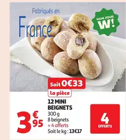 Auchan 12 mini beignets offre