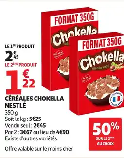 Auchan Céréales chokella nestlé offre
