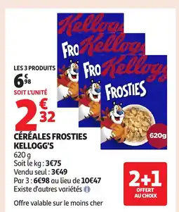 Auchan KELLOGG'S Céréales frosties offre