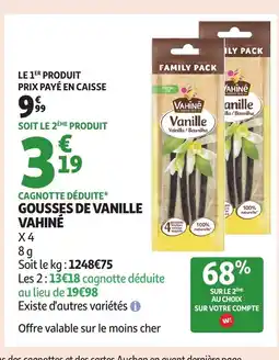 Auchan VAHINÉ Gousses de vanille offre
