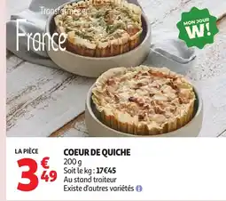 Auchan Coeur de quiche offre