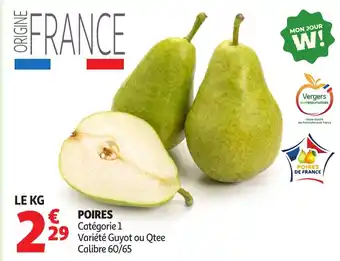 Auchan Poires offre