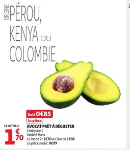 Auchan Avocat prêt á déguster offre