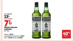 Auchan LAWSON Whisky william offre
