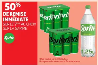 Auchan SPRITE Sur la gamme offre