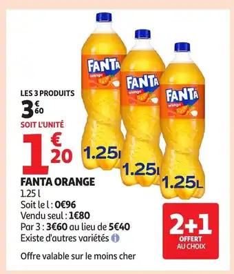 Auchan FANTA Orange offre