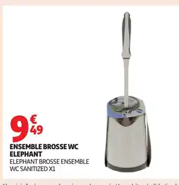 Auchan Ensemble brosse wc elephant offre