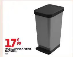 Auchan Poubelle moda a pedale tontarelli offre