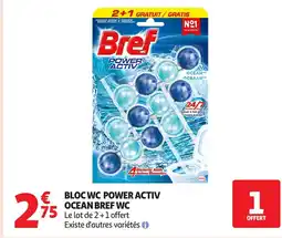 Auchan BREF WC Bloc wc power activ ocean offre