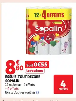 Auchan SOPALIN Essuie-tout decore offre
