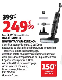 Auchan ROWENTA Balai laveur offre