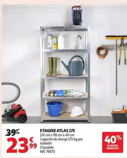 Auchan Etagere atlas offre