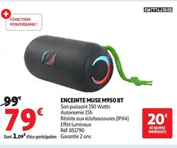 Auchan MUSE Enceinte m950 bt offre