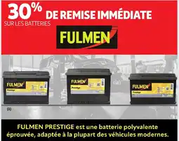 Auchan FULMEN Sur les batteries offre