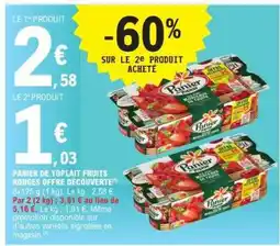 E.Leclerc Panier de Yoplait Fruits Rouges Offre Découverte offre