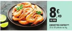 E.Leclerc CREVETTES CUITES offre
