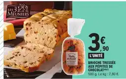 E.Leclerc BRIOCHE TRESSÉE AUX PÉPITES DE CHOCOLAT offre