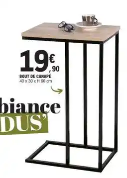 E.Leclerc BOUT DE CANAPÉ offre