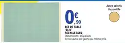 E.Leclerc SET DE TABLE ELIO offre