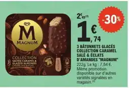 E.Leclerc MAGNUM Collection Salted Caramel & Glazed Almonds offre
