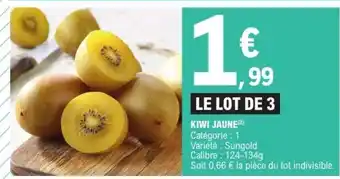 E.Leclerc Kiwi jaune offre