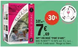 E.Leclerc VIN ROSÉ “PONT D’ARC” offre