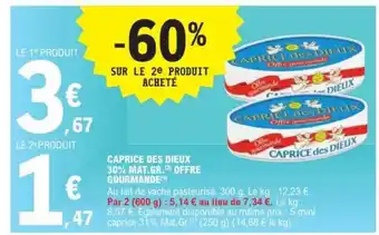 E.Leclerc CAPRICE DES DIEUX offre