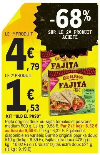E.Leclerc Kit 'Old El Paso' offre