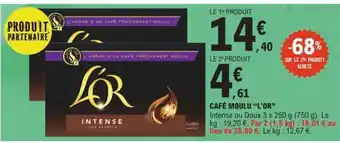 E.Leclerc Café Moulu L'or offre