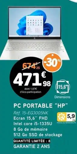 E.Leclerc PC PORTABLE HP offre